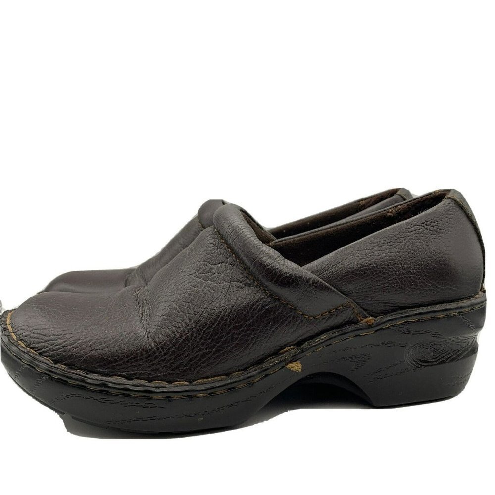 Thom Mcan shoes for Women Brown Leather Mules Slip on Sharon Size 8